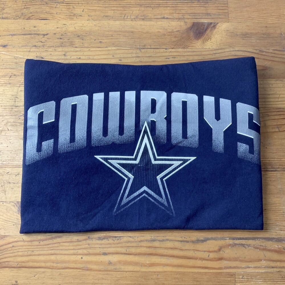 Dallas Cowboys Authentic NFL Football Navy Blue T-shirt Men's XL